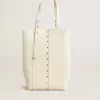 24/7 Bag North South in boterkleurig leer met verstelbare handvatten