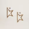 Antiek gouden Star-oorbellen voor dames