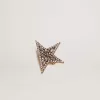 Antiek goudkleurige broche voor dames met decoratieve kristallen