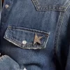 Antiek goudkleurige broche voor dames met decoratieve kristallen