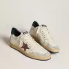 Ball Star in nappa met bruine nubuck ster en nappa hielstuk