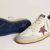 Ball Star in nappa met bruine nubuck ster en nappa hielstuk