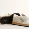 Ball Star Junior in nappa met zilveren glitterster en hielstuk