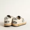 Ball Star Junior in nappa met zilveren glitterster en hielstuk