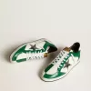Ball Star LAB voor heren in groen en wit leer met zilveren ster