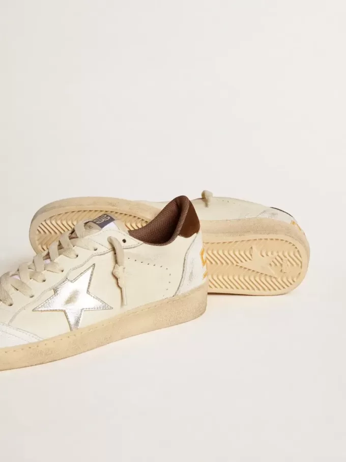 Ball Star LTD in nappa met metallic leren ster en suède hielstuk