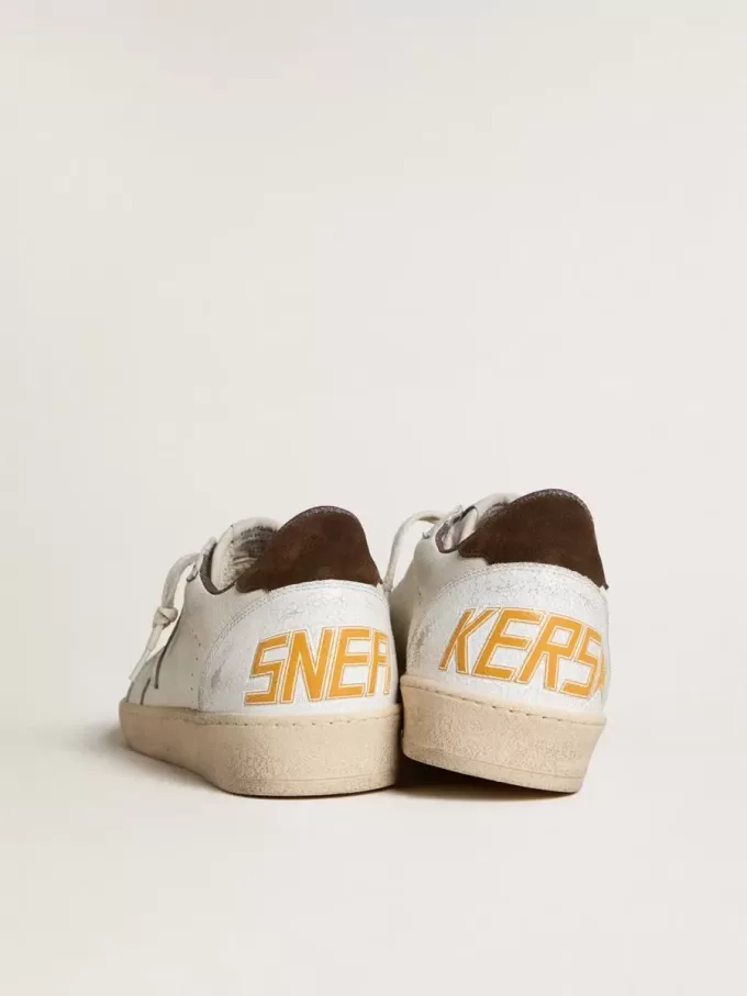Ball Star LTD in nappa met metallic leren ster en suède hielstuk