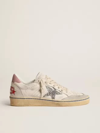 Ball Star LTD met glitterster en roze suède hielstuk
