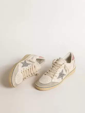 Ball Star LTD met glitterster en roze suède hielstuk