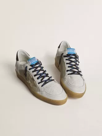 Ball Star LTD met ster van folie-craqueléleer en bruine leren hielband