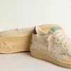 Ball Star LTD met vanillekleurig canvas ster en leren hielstuk