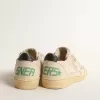 Ball Star LTD met vanillekleurig canvas ster en leren hielstuk