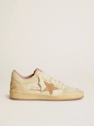 Ball Star LTD van leer en suède met suède ster en hielstuk