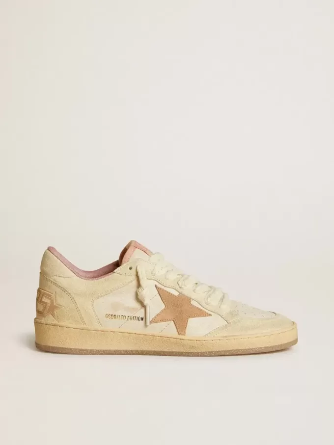 Ball Star LTD van leer en suède met suède ster en hielstuk