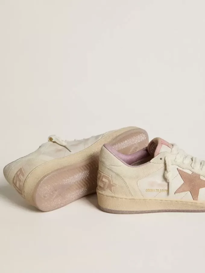 Ball Star LTD van leer en suède met suède ster en hielstuk