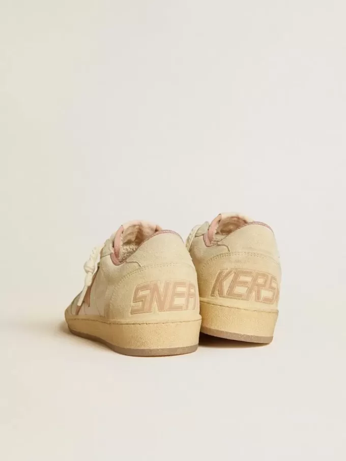 Ball Star LTD van leer en suède met suède ster en hielstuk