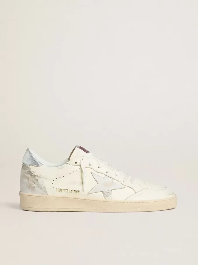 Ball Star LTD voor dames met patchworkster en metallic leren hielstuk
