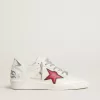 Ball Star LTD voor dames met rode ster en zilveren hielbandje