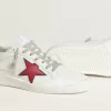 Ball Star LTD voor dames met rode ster en zilveren hielbandje