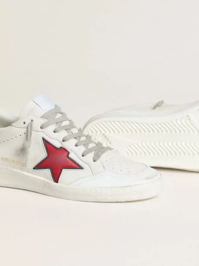 Ball Star LTD voor dames met rode ster en zilveren hielbandje