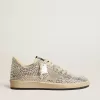 Ball Star LTD voor dames met Swarovski-kristallen en grijze suède ster