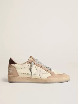Ball Star LTD voor dames met witte ster en bordeauxrode leren hiellip