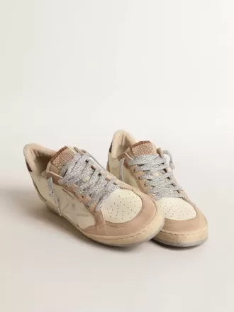 Ball Star LTD voor dames met witte ster en bordeauxrode leren hiellip