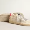 Ball Star LTD voor dames van nappaleer en mesh met suède ster en leren hielstuk