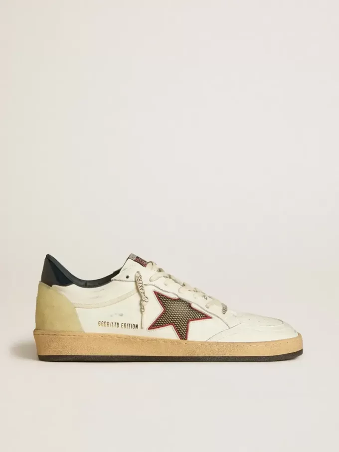 Ball Star LTD voor heren met mesh ster en middernachtblauwe leren hiellip