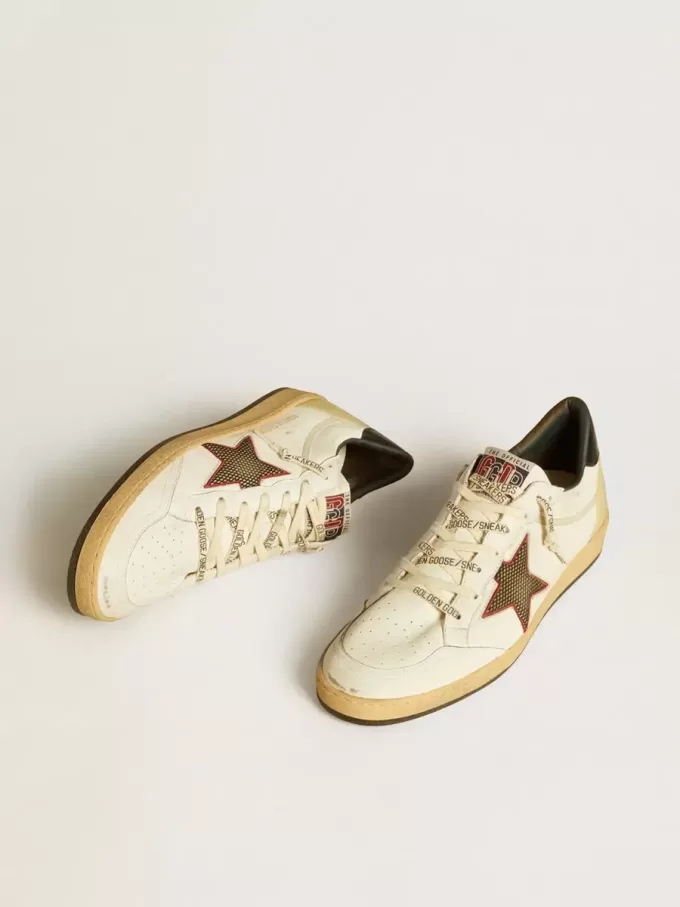Ball Star LTD voor heren met mesh ster en middernachtblauwe leren hiellip