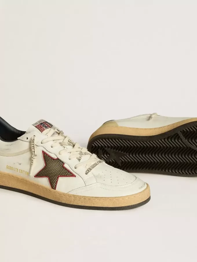Ball Star LTD voor heren met mesh ster en middernachtblauwe leren hiellip
