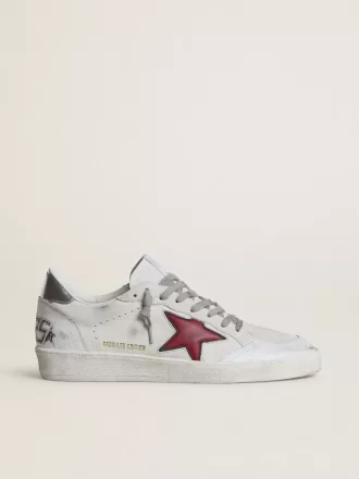 Ball Star LTD voor heren met rode ster en zilveren hielstuk