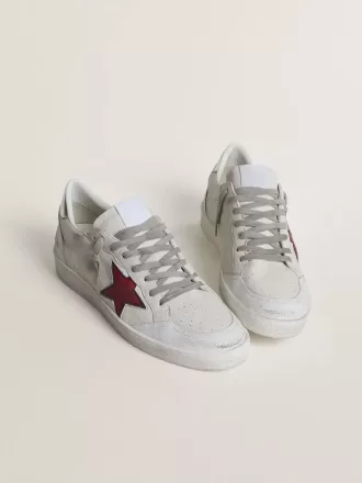 Ball Star LTD voor heren met rode ster en zilveren hielstuk