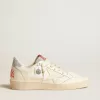 Ball Star LTD voor heren van nappaleer met witte ster en Swarovski-kristallen hielstuk