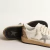 Ball Star met metallic leren ster en glitter hielstuk