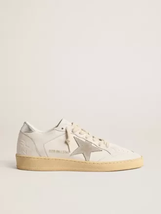 Ball Star met suède ster en metallic leren hielstuk