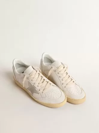 Ball Star met suède ster en metallic leren hielstuk