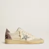 Ball Star met zilveren glitterster en roze glitter hielstuk