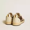 Ball Star voor dames in glitter met leren ster en metallic leren hielstuk