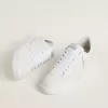 Ball Star voor dames met witte leren ster en hielstuk