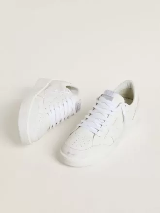 Ball Star voor dames met witte leren ster en hielstuk