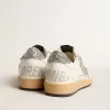 Ball Star Wishes voor dames, van nappaleer met glitterster en hielbandje