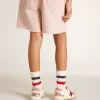 Ball Star Young in nappa met nappa ster en roze suède hielstuk
