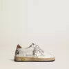Ball Star Young met gouden metallic leren ster en hielstuk