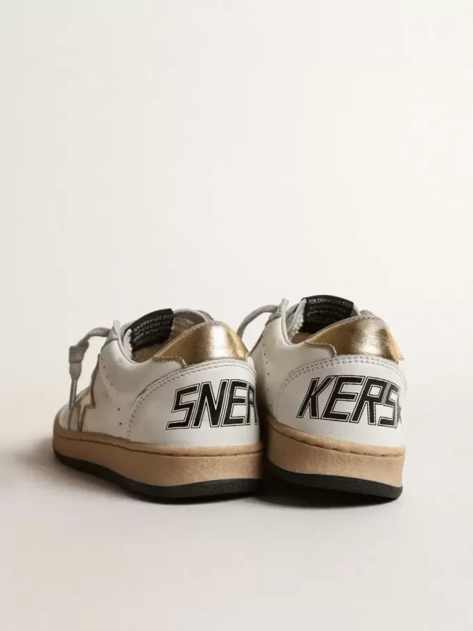 Ball Star Young met gouden metallic leren ster en hielstuk