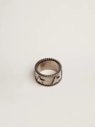 Bandring in antiek zilverkleur