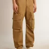 Beige kaki cargobroek