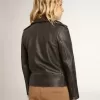 Bikerjack voor jongens van distressed leer