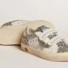 Bio-based May Teen in glitter met zilveren ster en hielstuk