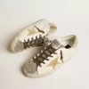 Bio-based Super-Star voor dames met platina glitter tong